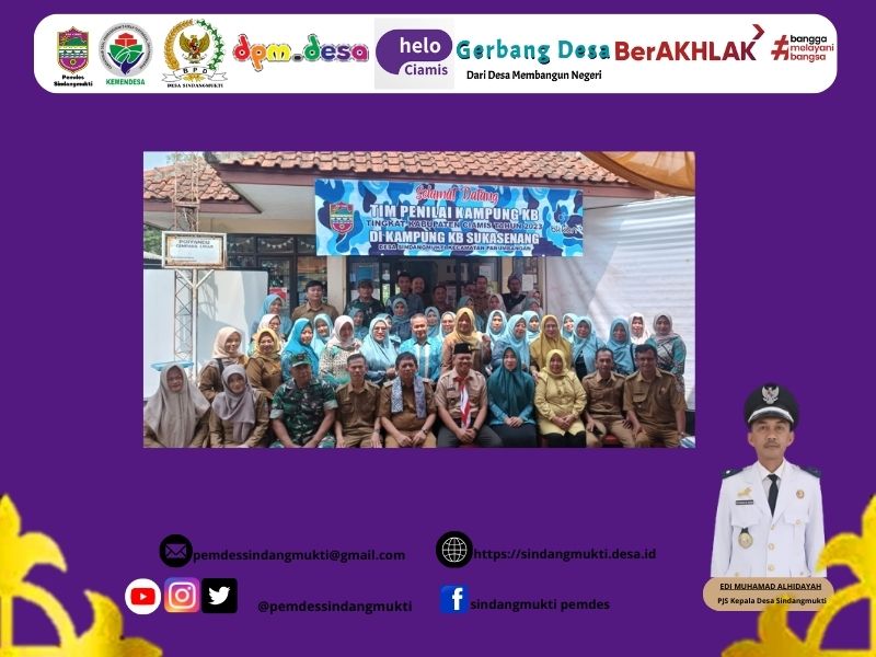 kabid "dp2kbp3a" kab ciamis gerebek kampung kb sukasenang